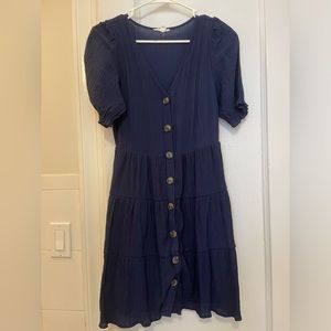 Cute short blue dress